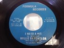 WILLIE BATCHELOR I Need A Hit Rare Modern Soul 45 Formula Records
