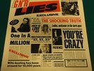GUNS N' ROSES - GN'R LIES - RECORD ALBUM-ORIGINAL COVER-UN-CENSORED SLEEVE-RARE