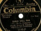 Dee Blues & Bugle Call Rag, Chocolate Dandies Columbia 2543 78 rpm Hawkins