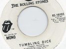 ROLLING STONES TUMBLING DICE MONO/STEREO WHITE LABEL PROMO 45 REALLY RARE
