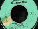 ALL THE PEOPLE Cramp Your Style FUNK 45 on BLUE CANDLE