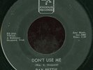 RAY PETTIS Don't Use Me R&B 45 on EXODUS