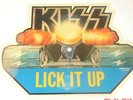 KISS LICK IT UP TANK SHAPED PICTURE DISC