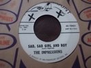 The Impressions Sad,Sad Girl & Boy US ABC Promo.RARE