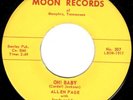 KILLER  MOON ROCKABILLY - ALLEN PAGE - OH BABY - RARE USA ORIGINAL 45