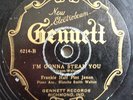 1927 Gennett Electrobeam  Jazz 78, Frankie 