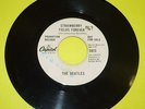 Beatles - Strawbery Fields Forever 45 Canada Rare PROMO
