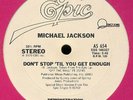 MICHAEL JACKSON-DON'T STOP TILL U GET ENOUGH **U.S. PROMO DISCO 12**