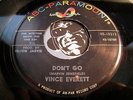 VINCE EVERETT Popcorn Rockabilly 45 on ABC Paramount Don’t Go b/w Such A Night