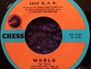 1619 B.A.B. 1973 SOUL FUNK 45 World / For Your Love on Chess Label HEAR