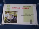 SIMPLE MINDS - SONS AND FASCINATION - 1981 UK PROMO POSTER