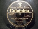 Blues 78 RPM Columbia # 14335 Lizzie Miles My Dif'rent Kind Of Man Cruel Papa 