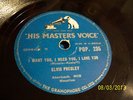 Elvis Presley- I want You I Need You I Love You / My Baby Left Me (1956?) 78RPM