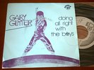 GARY GLITTER - DOING ALL RIGHT WITH THE BOYS, PORTUGAL 7'' GLAM ROCK SWEET SLADE