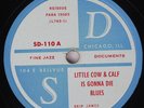 Hear Blues 78 rpm SKIP JAMES Little Cow & Calf Is Gonna Die Blues SD 110