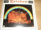 Rainbow - On Stage LP  Sleeve signed Ritchie Blackmore & Ronnie James Dio