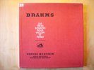 BRAHMS 3 Violin Sonatas MENUHIN & KENTNER HMV ASDF 226-7