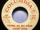 Junior Lewis - Tears On My Face - 1961 Northern Soul Promo 45