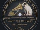YVETTE GUILBERT - I WANT YER MA HONEY, 1907 GRAMOPHONE CONCERT RECORD G.C.-3736