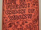 KEITH HARING ART COVER LP BIPO CRACK IS WACK