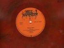 Hellhammer-Satanic Rites LP (SP Records, Orange splatter vinyl RARE, damaged)