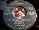 LULU (LULA) REED & FREDDY KING Rare R&B Soul 45 Federal #12471 You Can't Hide