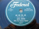 Rare James Brown 78 rpm record