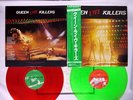 QUEEN LIVE KILLERS EMI P 5567/8E  Japanese pressing.GREEN,RED VINYL.  Vinyl 2LP