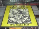 TOXIC HOLOCAUST - EVIL NEVER DIES rare 1st press NWN sodom nocturnal ketzer