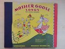 Menorah 2-Record Set MOTHER GOOSE SONGS For Jewish Children 78rpm 1950