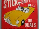 THE DUALS STICK SHIFT ORIGINAL 1961 CARTOON COVER HOT ROD GARAGE SURF SOUND