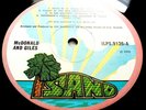 McDONALD & GILES (KING CRIMSON) 1971 UK ISLAND PINK RIM PRESSING