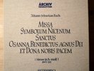 * ARCHIV ED1 - BACH Mass in B minor - Missa Symbolum - RICHTER 3 LP *? FLAT EDGE