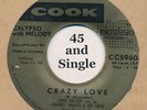 Lord Melody Calypso 45 rpm (Hear It) Crazy Love on Emory Cook label (island)