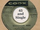 THE MIGHTY BOMBER Calypso 45 (Listen) Scavenger Man on Emory Cook label (island)