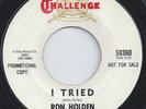 RON HOLDEN - I'LL FORGIVE & FORGET - GREAT OLDIE LISTEN