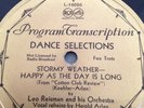 LEO REISMAN & ORCH 78rpm 