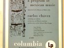 ANDY WARHOL ART COVER / CARLOS CHAVEZ  BLUE VERSION COLUMBIA ML 2080