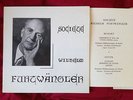 Société WILHELM FURTWANGLER Mozart YVONNE LEFÉBURE Gluck 1954 numbered  nm