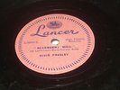 ELVIS PRESLEY 78 RPM BLUEBERRY HILL / LONESOME COWBOY - PHILIPPINES, RARE