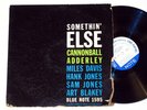 CANNONBALL ADDERLEY: SOMETHIN' ELSE blue note LP / MONO W.63rd DG EAR RVG