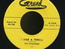 pc45-R&B vocal group-Grand 106- The Cherokees-  Thick Wax        VERY RARE