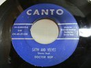 DOCTOR BOP Satin and Velvet 45 CANTO beat poetry jazz VG+ columbus RARE