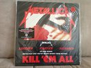 METALLICA KILL EM ALL RED VINYL ONLY 1000 MADE 45RPM 2LP STILL SEALED