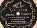 Victor 38058 Ellington's Cotton Club Orchestra - MISTY MORNING / SARATOGA SWING
