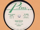 AUDREY ON PLUS 78 104 - DEAR ELVIS