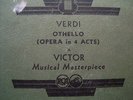 1931 OTELLO compl M-152 Z SHELLAC  Granforte Nicola Fusati Carbone SABAJNO 78