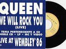 QUEEN Live WE WILL ROCK YOU At Wembley 86 rare 7