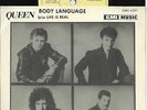 QUEEN  ULTRA  RARE  SOUTH AFRICA  ONLY PS  45  BODY LANGUAGE