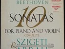 JOSEPH SZIGETI / ARRAU - BEETHOVEN 10 COMPLETE SONATAS -VANGUARD-1 Edition -4 LP